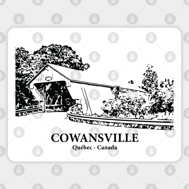 Cowansville - Québec Magnet by Lakeric